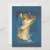 Angel auf Harfe spielen (Vorderseite)