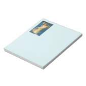 Angel auf Harfe spielen Notizblock (Rotiert)