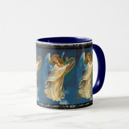 Angel auf Harfe spielen Tasse