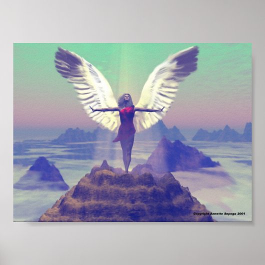 Angel auf Hoch Poster (Vorne)