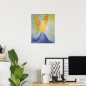 Angel Aura Print Poster (Heimbüro)