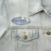 Angel Aura Quartz Beruflich Name Tag Namensschild (Beispiel)