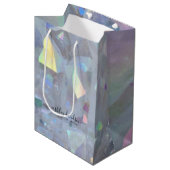 Angel Aura Quartz Crystal Medium Geschenktasche Mittlere Geschenktüte (Vorderseite Schrägansicht)