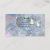 Angel Aura Quartz Cystal Kundenbindungskarte Visitenkarte (Rückseite)