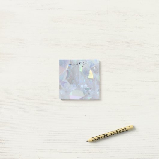 Angel Aura Quartz Modernes Glam Note Pad Post-it Klebezettel (Auf Schreibtisch)