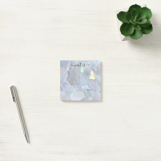 Angel Aura Quartz Modernes Glam Note Pad Post-it Klebezettel (Büro)