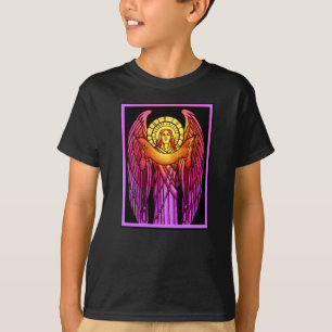 Angel aus gestanztem Glas Kids Dunkler T - Shirt