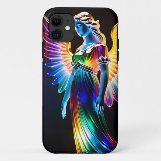 Angel aus mehrfarbigem Glas Case-Mate iPhone Hülle (Rückseite)