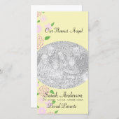 Angel Baby Ankündigung (Vorne/Hinten)