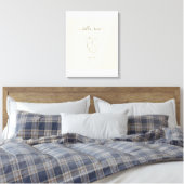 Angel Baby Beileid Gift Leinwanddruck (Insitu (Schlafzimmer))