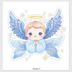 Angel Baby Boy Aufkleber