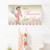 Angel Baby Girl Baby Shower Banner (Insitu)