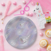 Angel Baby Girls fliegen unter Wolken Pappteller (Party)