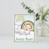 Angel Baby Inspiration Postcard Postkarte (Stehend Vorderseite)
