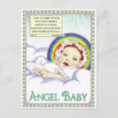 Angel Baby Inspiration Postcard Postkarte (Vorderseite)