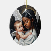 Angel Baby Keramik Ornament (Rechts)