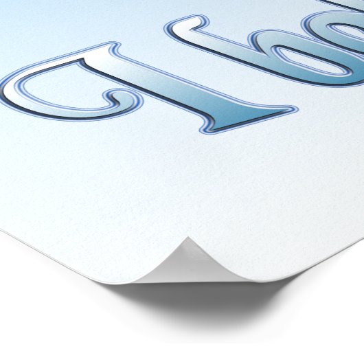 Angel Baby Poster (Ecke)