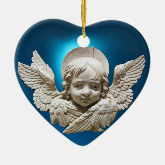 ANGEL / Baby's First Christmas Foto Template Keramik Ornament (Vorne)