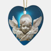 ANGEL / Baby's First Christmas Foto Template Keramik Ornament (Links)