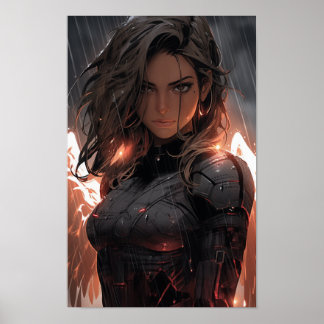Angel Battle Ready Alita Kunstwerk Poster
