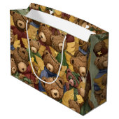 Angel Bears Große Geschenktüte (Rückseite Schrägansicht)