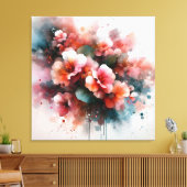 angel begonia leinwanddruck (Insitu (Wohnzimmer))