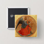 Angel bei der Annunziation Button (Vorne & Hinten)