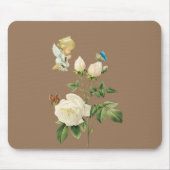 Angel Beige Rose Mouse Pad! Mousepad (Vorne)