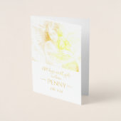 Angel-Beileid für den Verlust der Dackel Folienkarte (Vorderseite)