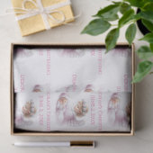 Angel beobachtet die Taufe eines Mädchens Seidenpapier (Geschenk)