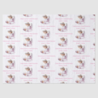 Angel beobachtet die Taufe eines Mädchens Seidenpapier