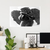 Angel beobachtet mich poster (Heimbüro)