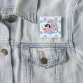 Angel Birthday Girl Button Abzeichen (Beispiel)