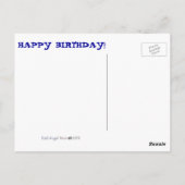 Angel Birthday Postkarte (Rückseite)