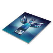 Angel: Blauer Engel Fliese (Seite)