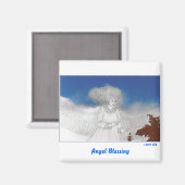 Angel Blessing Magnet (Vorderseite/Rückseite)
