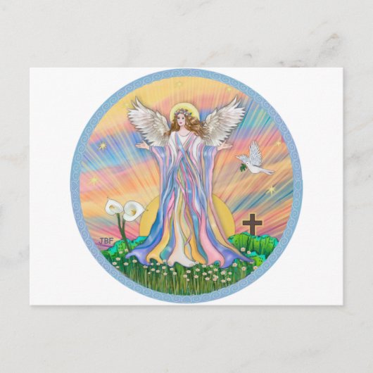 Angel Blessing Postkarte (Vorderseite)