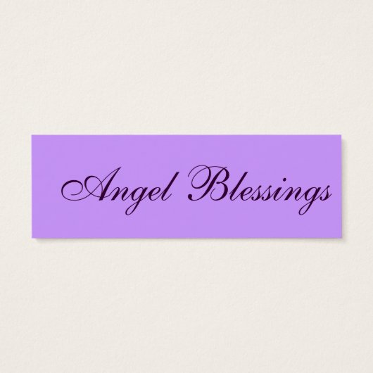 Angel Blessing Vintage Weihnachtsgeschenke Tags (Rückseite)