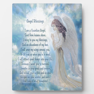 Angel Blessings Fotoplatte