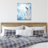Angel Blessings Gedicht Leinwanddruck (Insitu (Schlafzimmer))