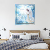 Angel Blessings Gedicht Leinwanddruck (Insitu (Schlafzimmer))
