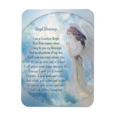 Angel Blessings Gedicht Magnet (Vertikal)