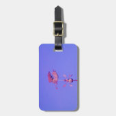 Angel BLOWING HORN WEATHER VANE Gepäckanhänger (Vorderseite vertikal)