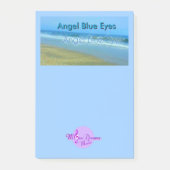Angel Blue Eyes Post-It Notes Klebezettel (Vorderseite)