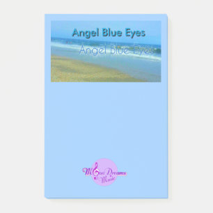 Angel Blue Eyes Post-It Notes Klebezettel