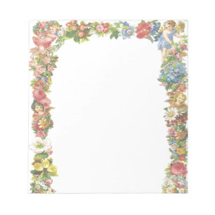 Angel Border Notizblock