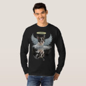 Angel Boston Terrier Shadow Under Water Devil Bost T-Shirt (Vorne ganz)