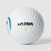Angel Boxer Dog Golfball (Logo)