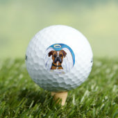 Angel Boxer Dog Golfball (Insitu T-Shirt)