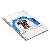 Angel Boxer Dog Notizblock (Rechte Seite)